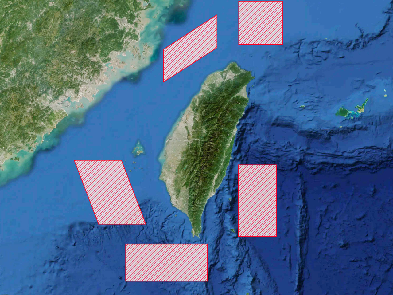 The PLA said the drills around the island are a stern warning against "Taiwan Independence" separatist forces and external interference. Image: Xinhua