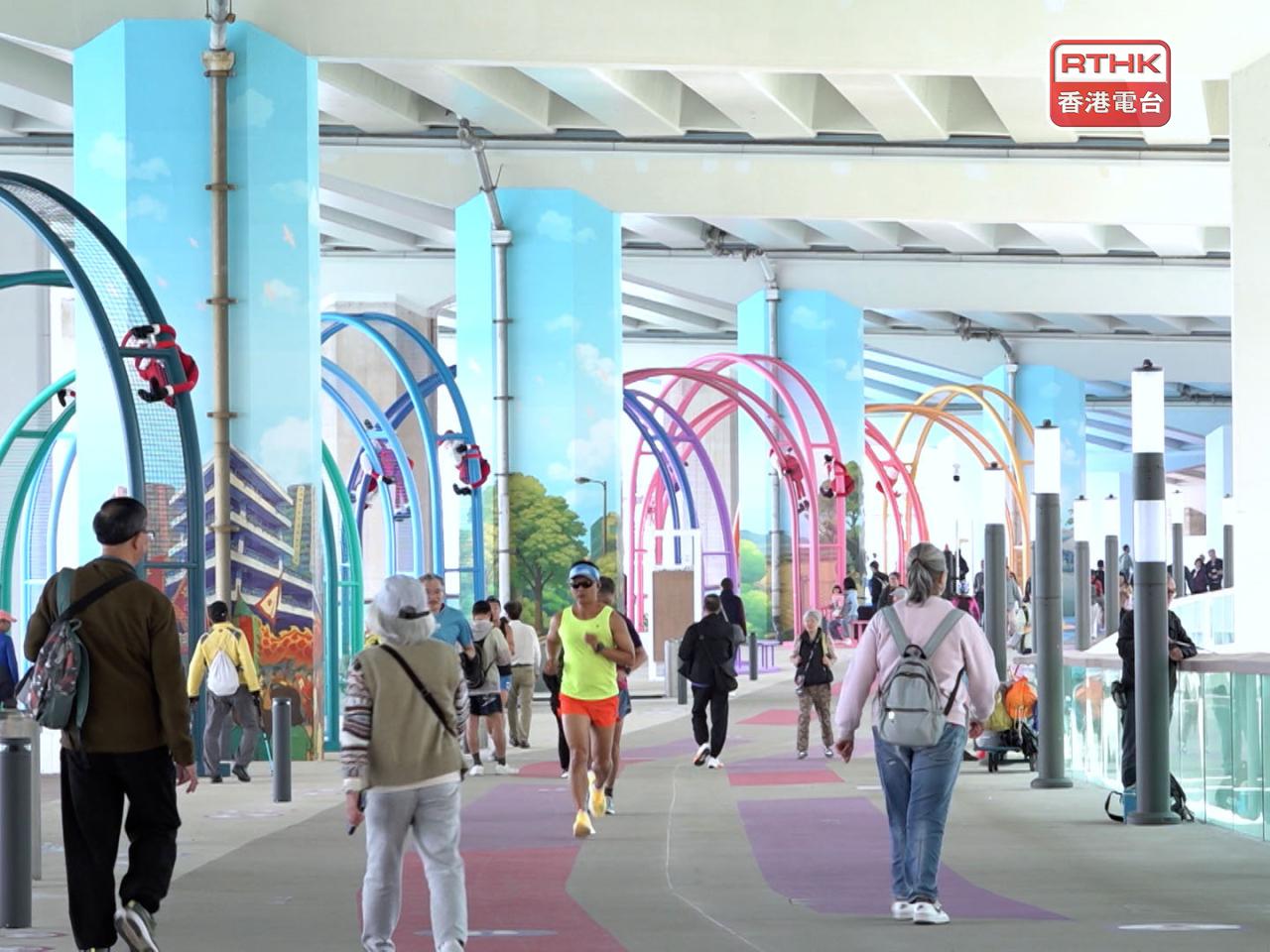 北角東岸板道東段今日起對外開放。（林紹鋒攝）