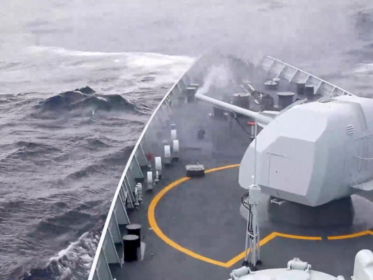 解放軍東部戰區今日開始，在台島周邊開名為「正義使命-2025」演習。(路透社)