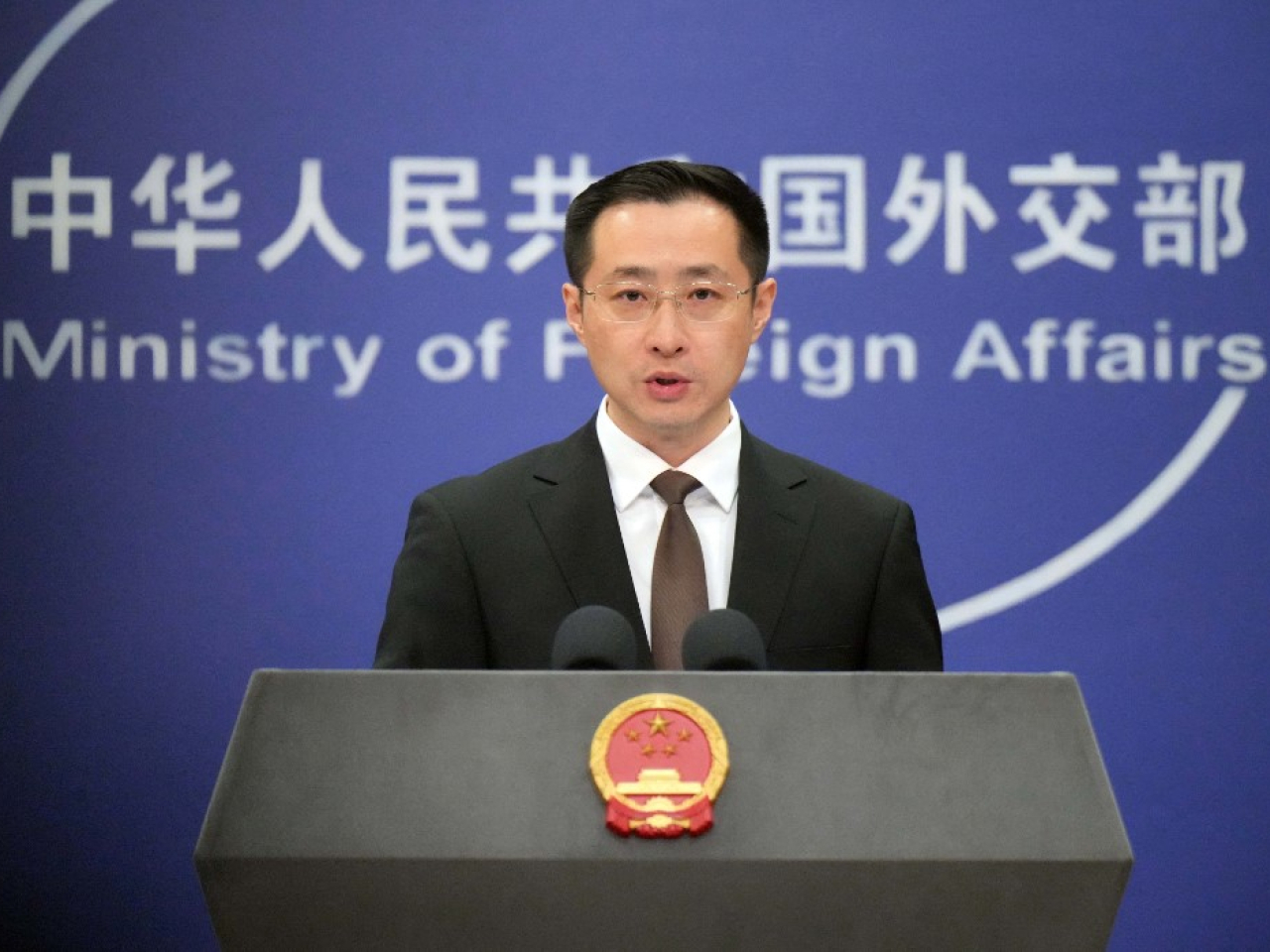 林劍表示，有關軍演是對台獨分裂勢力以武謀獨的嚴厲懲戒。（法新社資料圖片）