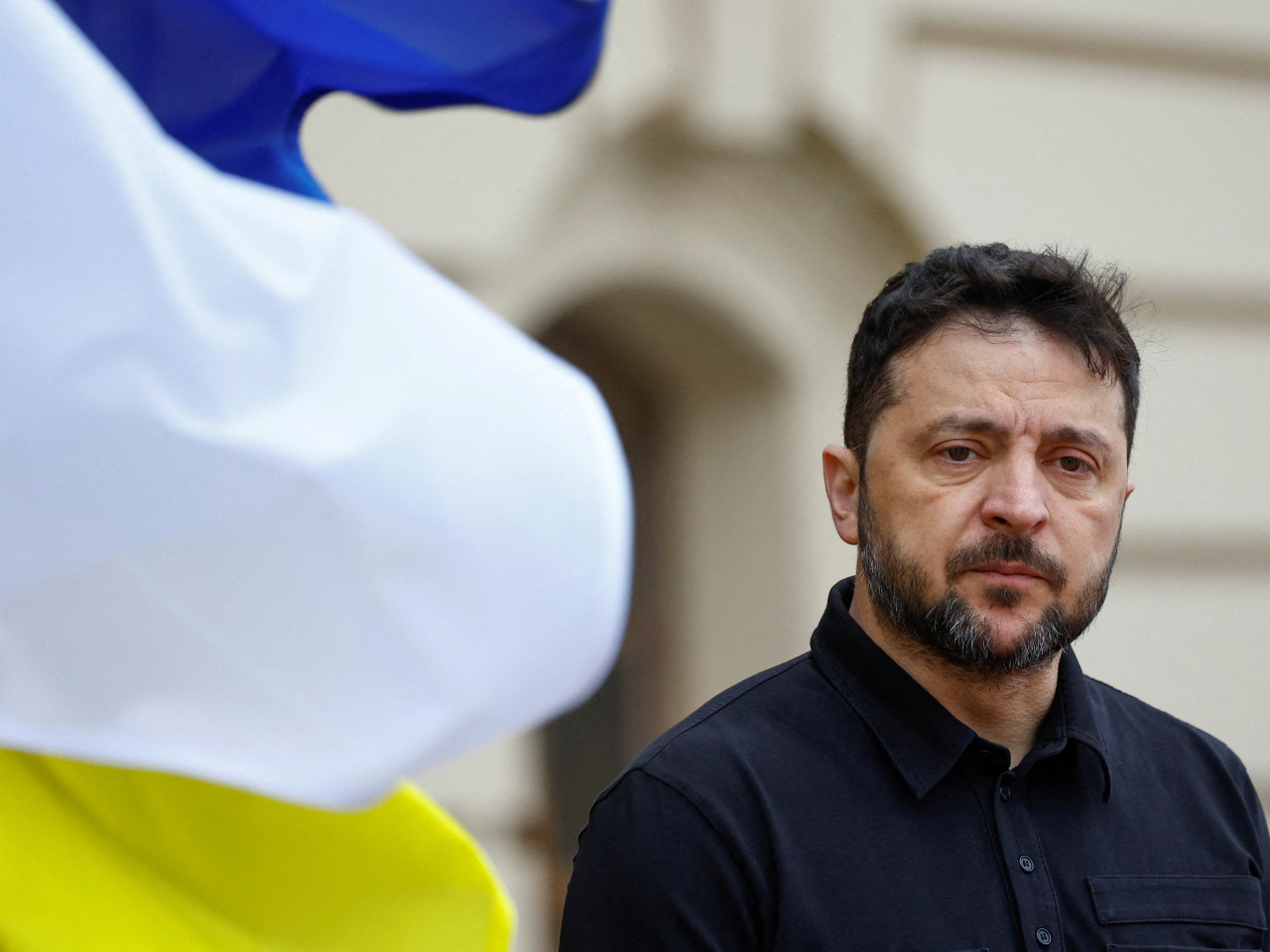 澤連斯基表示，俄羅斯總統官邸遇襲的說法純屬捏造。（路透社資料圖片）