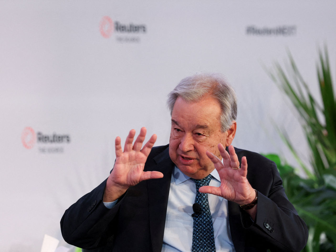 古特雷斯呼籲世界各地領導人新一年將資源投入發展。（路透社資料圖片）