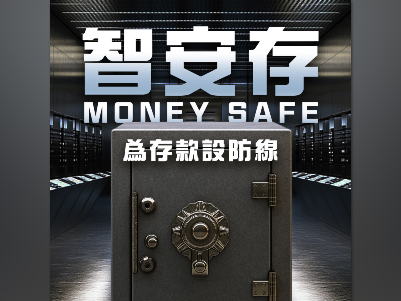 「智安存」猶如在銀行戶口內設置夾萬，銀行客戶可自行設定受保護的存款金額。（金管局社交網站圖片）