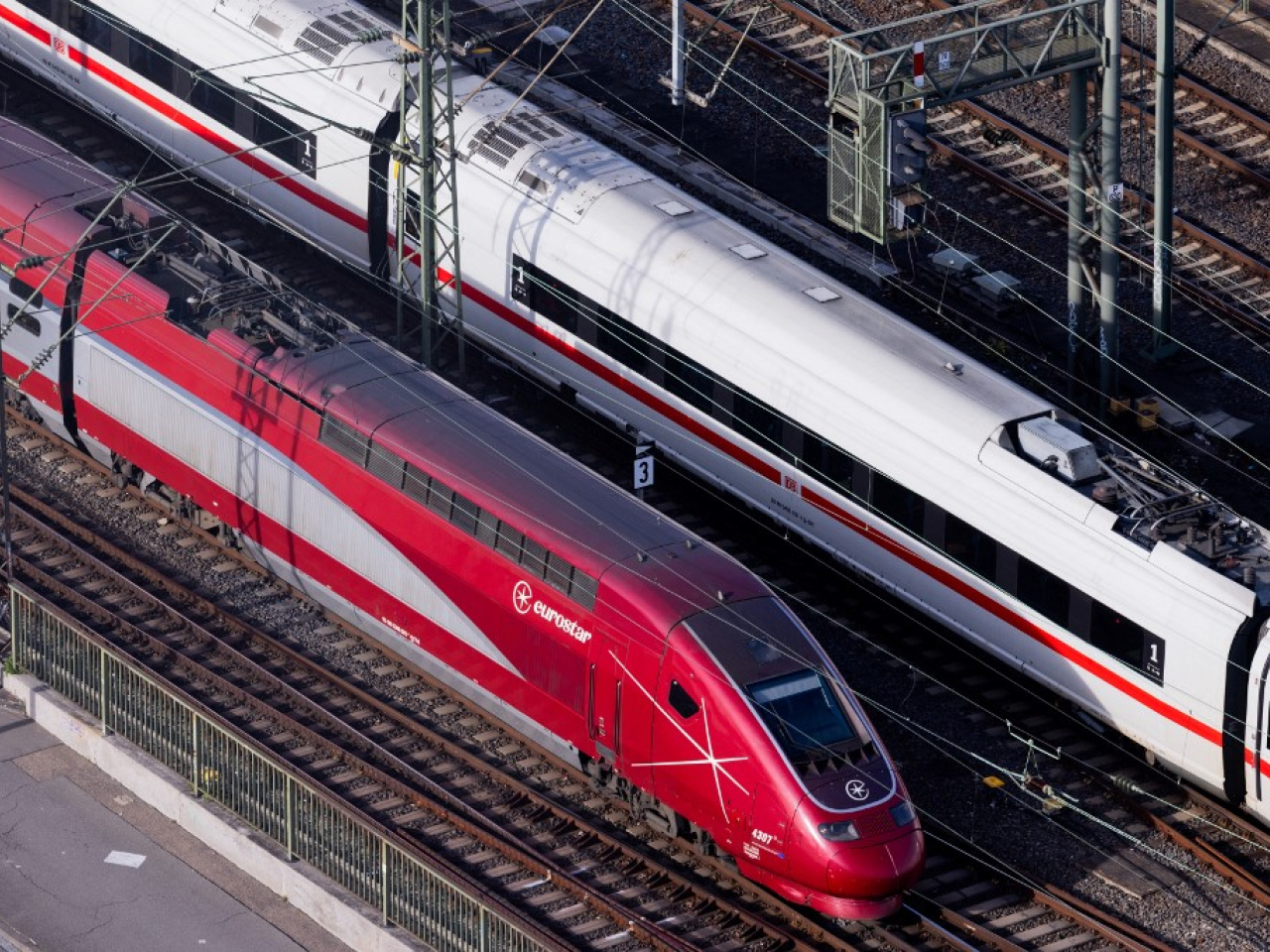 歐洲之星強烈建議所有旅客更改行程。（法新社資料圖片）