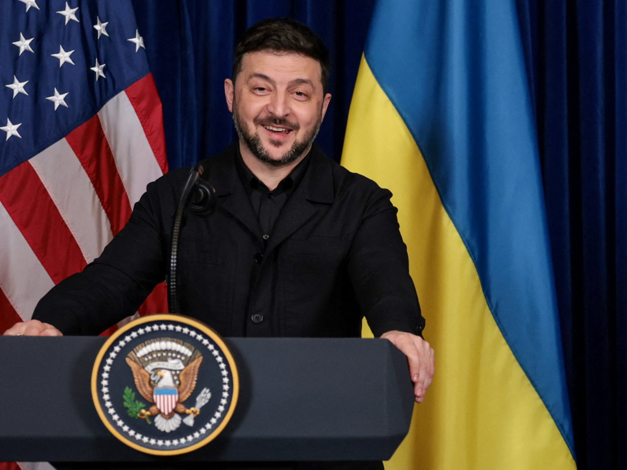 澤連斯基表示，正與美歐討論在安全保障框架下向烏克蘭派駐美軍的可能性。（路透社資料圖片）