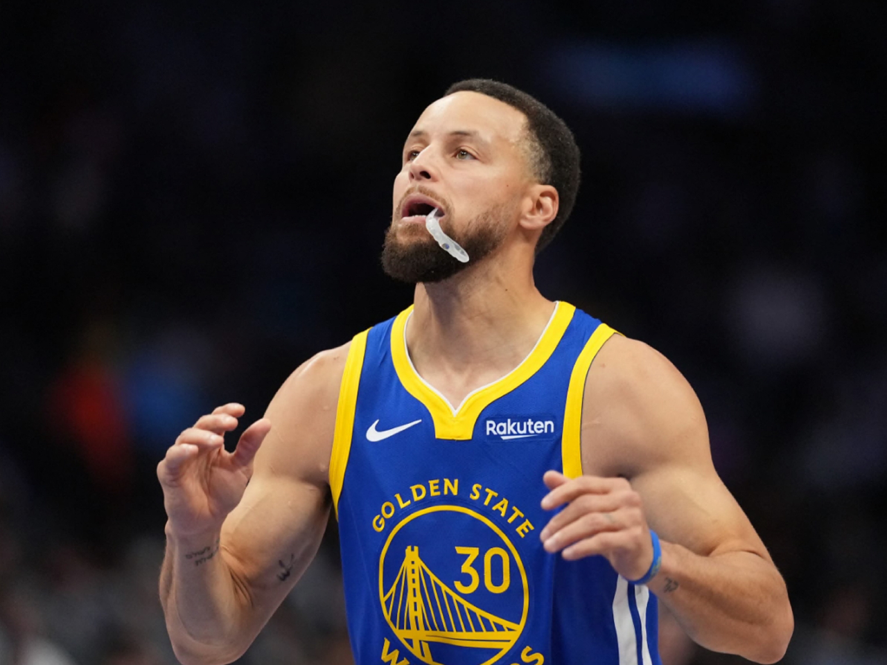 居里全場為勇士攻入26分。（路透社）