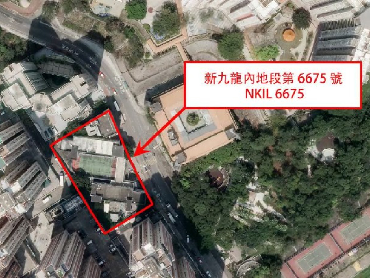 地政總署公開招標出售牛頭角彩霞道用地。下月6日截標。（地政總署圖片）