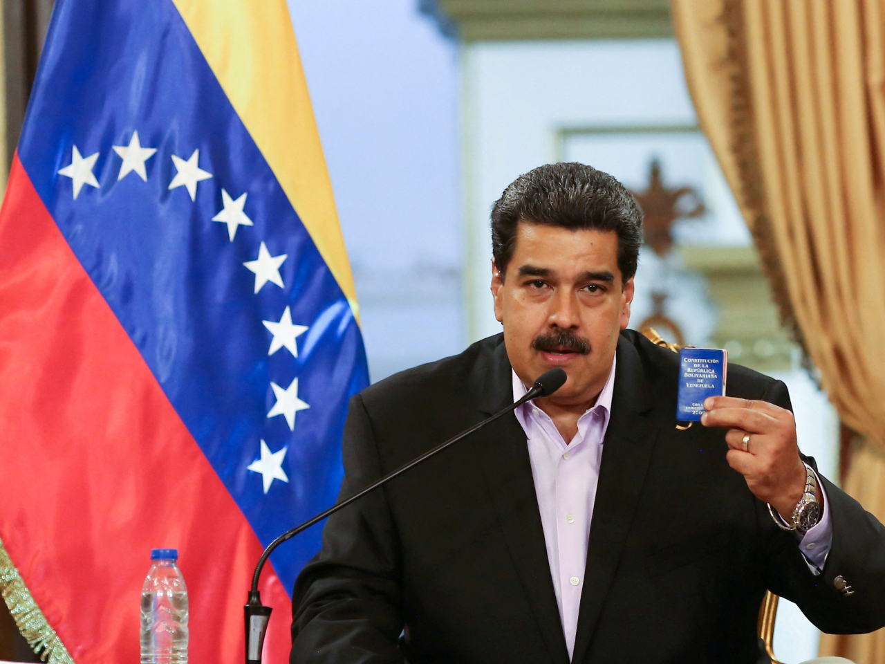 The US says Nicolas Maduro has been indicted on charges including 'narco-terrorism conspiracy' and offences related to machine guns. File photo: Reuters