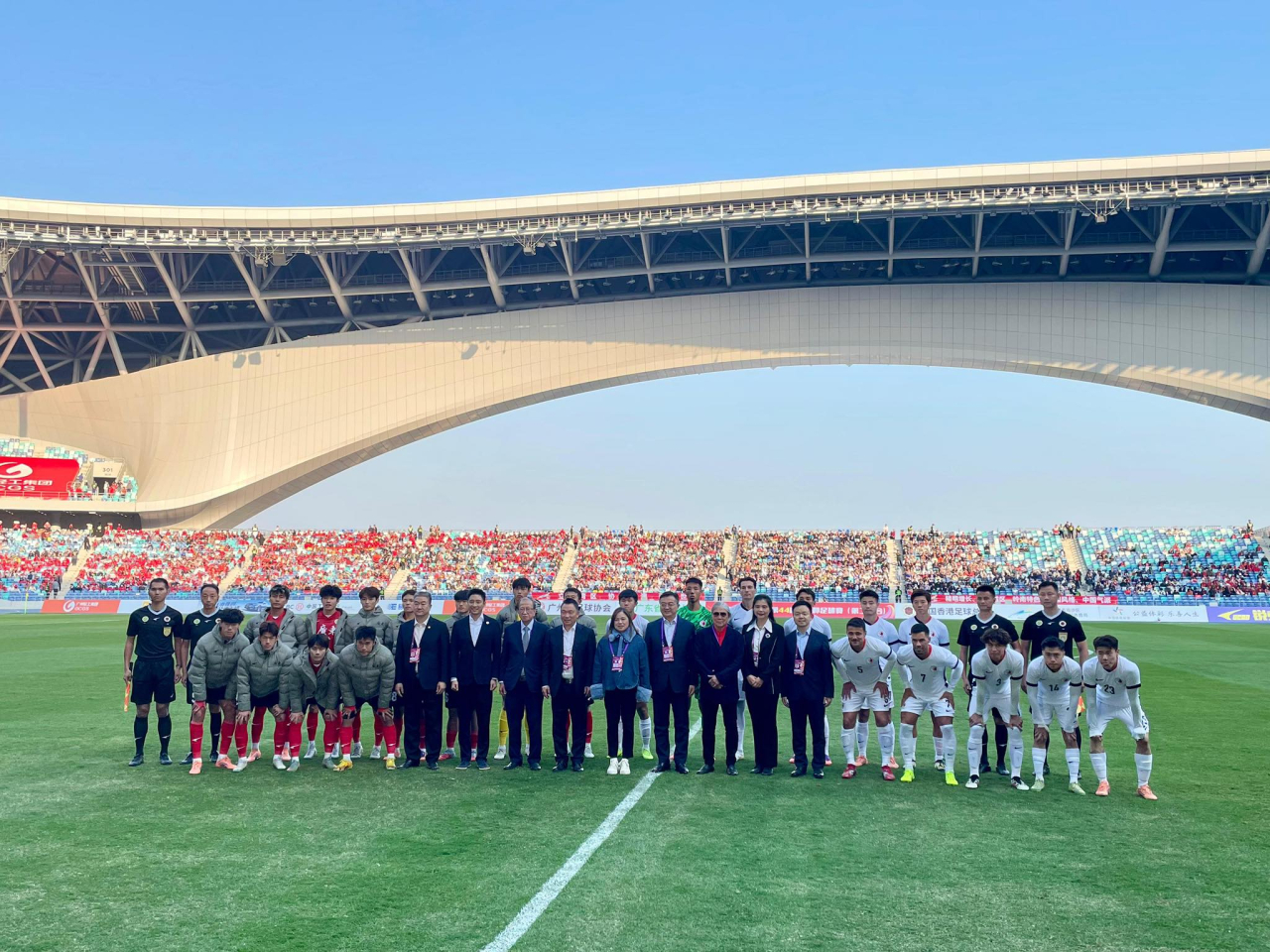 羅淑佩到場觀戰及頒獎。（羅淑佩社交平台）