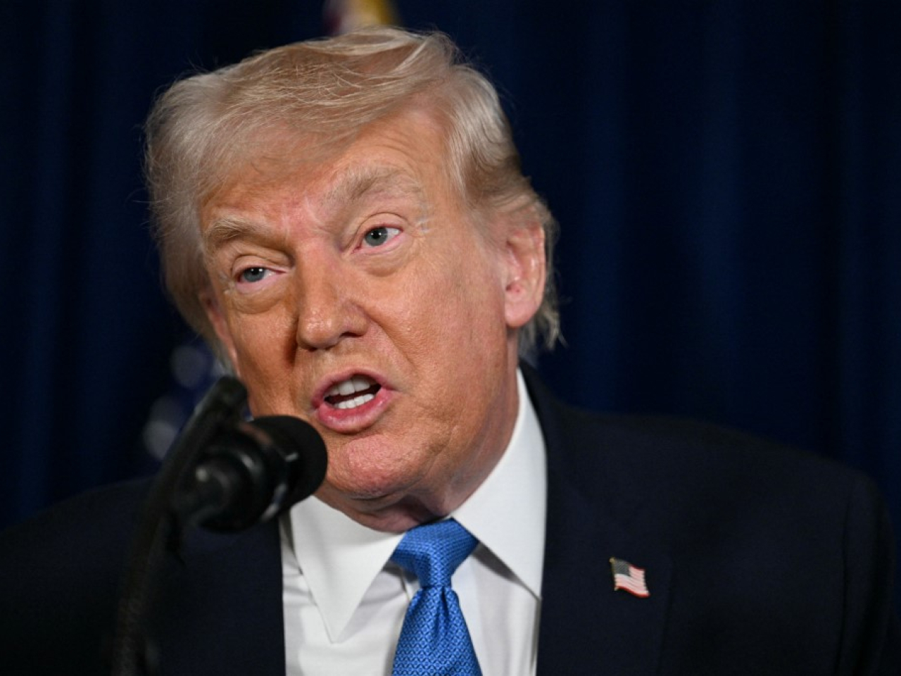 特朗普說，美國將管理委內瑞拉事務，直到能夠進行安全、適當和明智的權力過渡。（法新社）