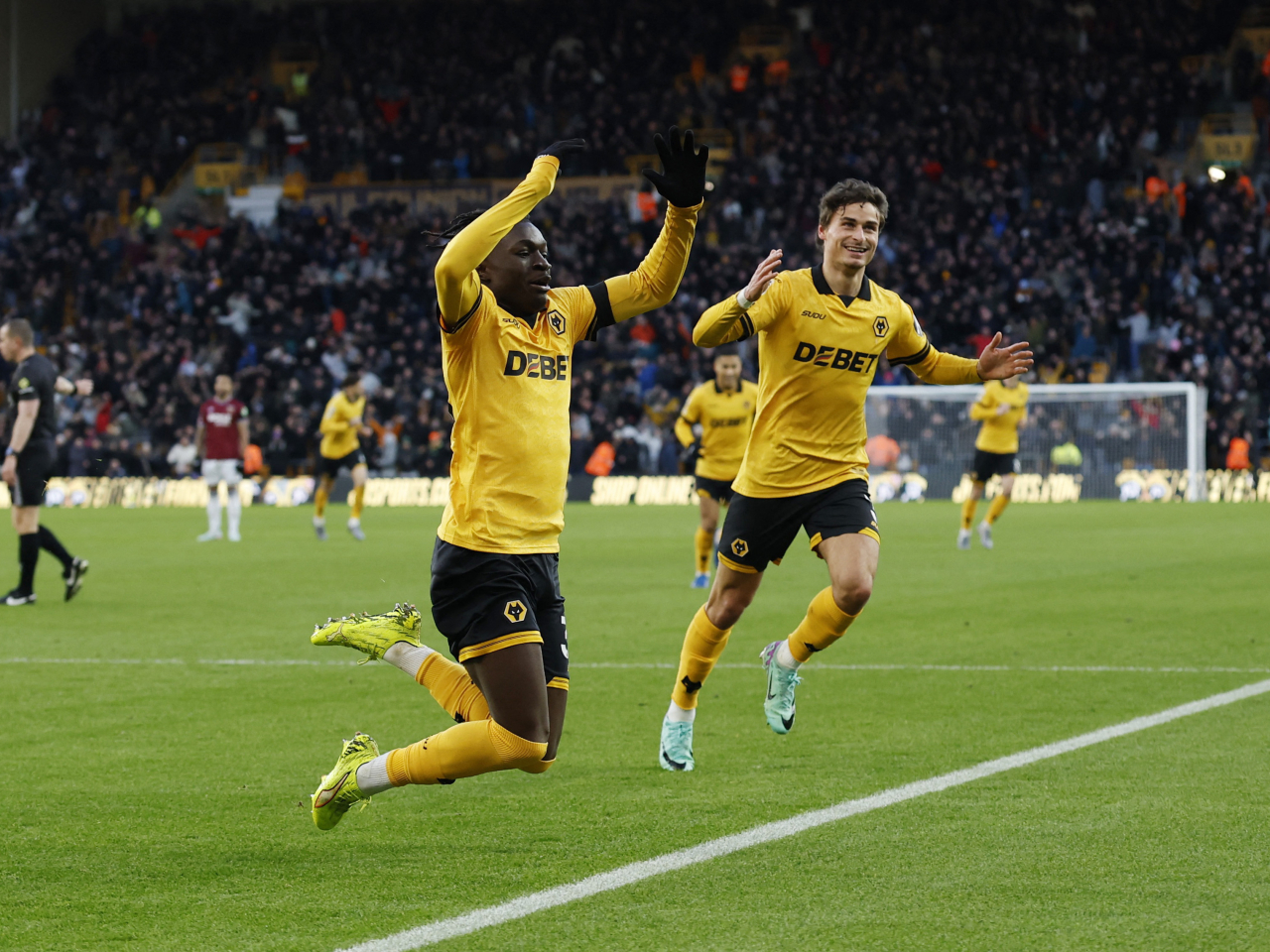 狼隊終於打開今季英超勝鼓。（路透社）