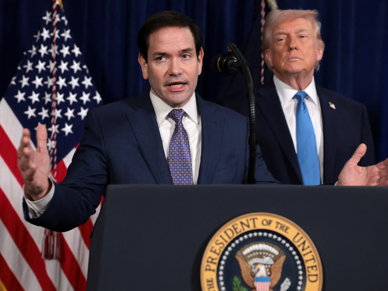 魯比奧就說，美方並不尋求委內瑞拉徹底政權更迭，目前談論民主選舉言之尚早。（路透社資料圖片）