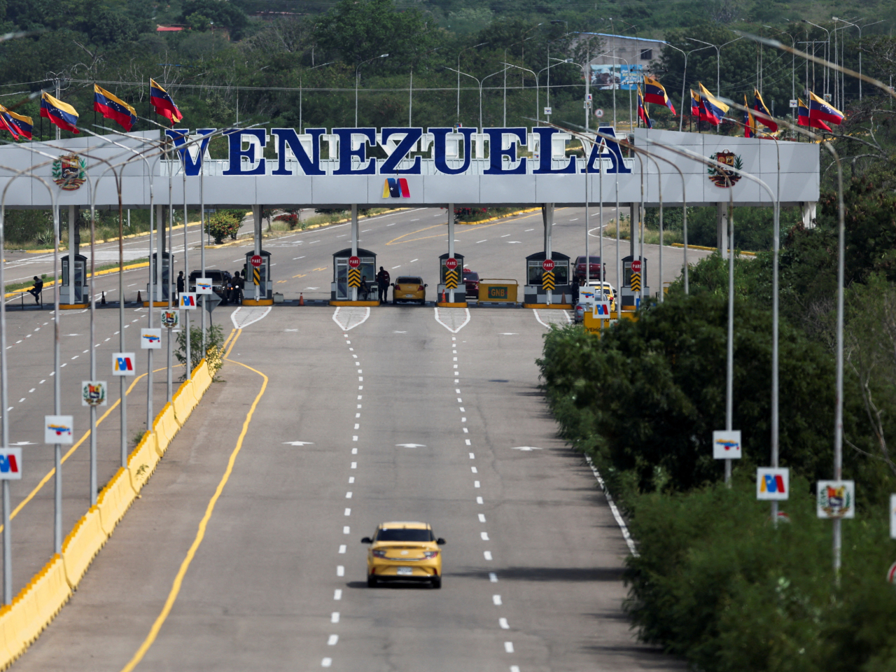 哥倫比亞、巴西、智利、墨西哥、烏拉圭和西班牙，就委內瑞拉局勢發表聯合聲明。（路透社）