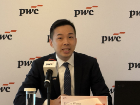 黃金錢相信，新經濟公司上市集資趨勢將在未來兩年持續。（趙嘉駿攝）