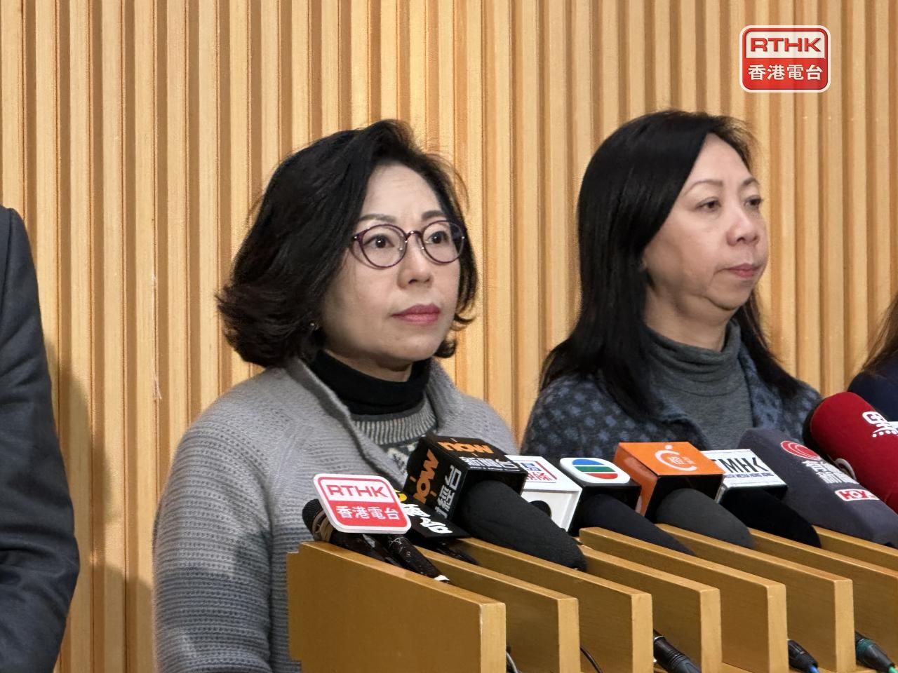 Alice Mak says property management company Hop On is experienced and has sufficient resources to deal with complicated issues at the estate. Photo: RTHK