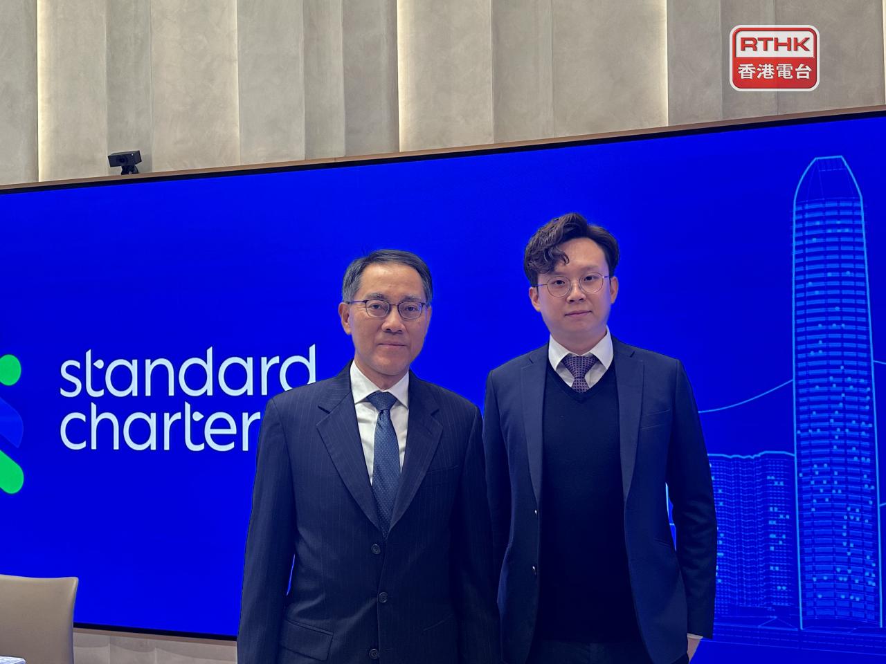 The lender's Greater China and North Asia chief economist Ding Shuang (left) says he doesn't expect a turnaround in the mainland's property sector this year. Photo: RTHK