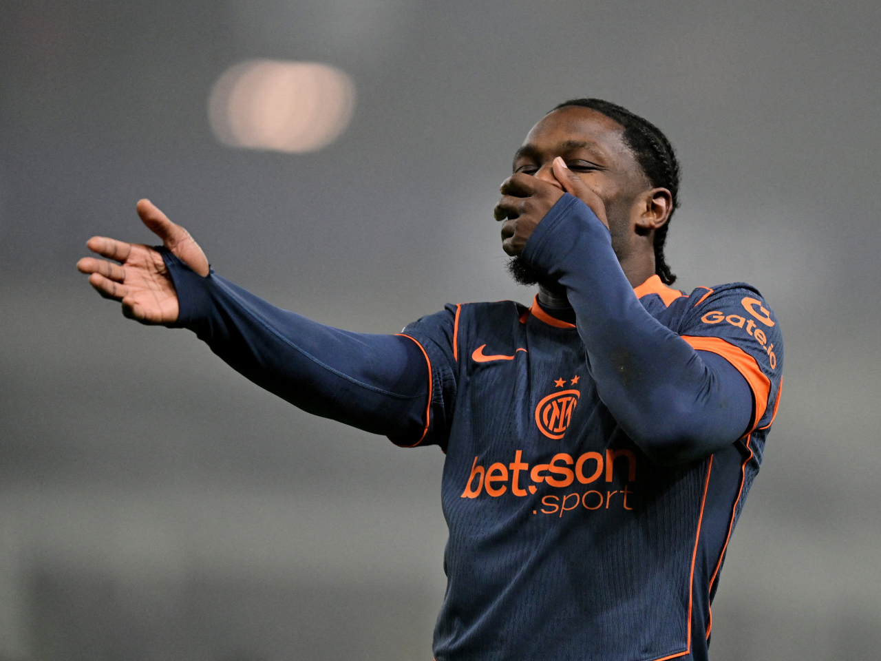 Marcus Thuram's goal in second half stoppage time sealed all three points for Inter at Parma. Photo: Reuters