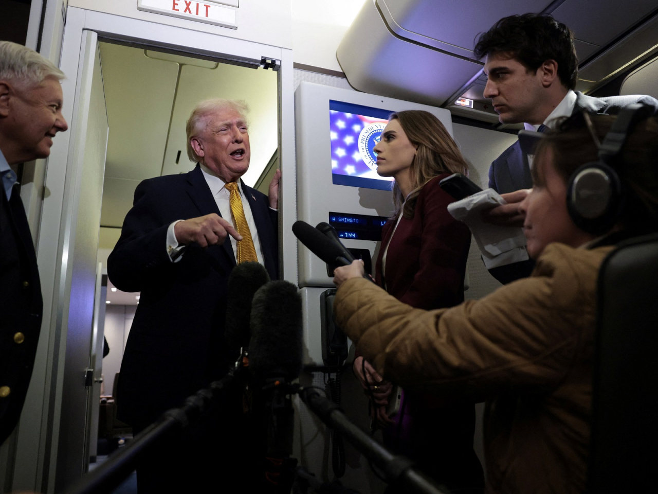 Donald Trump had said earlier in the week that a military operation against Colombia "sounds good" after accusing its leader of selling cocaine to the US. File photo: Reuters