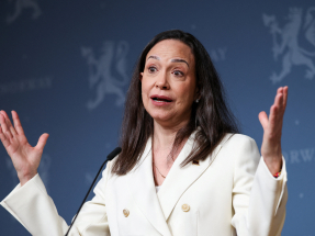 Trump says Machado coming to US next week