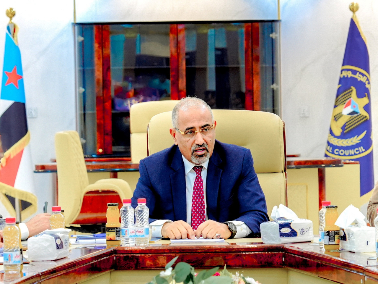 The whereabouts of Aidarous al-Zubaidi remains a mystery after a Saudi-backed coalition claimed he had fled Yemen. File photo: Reuters