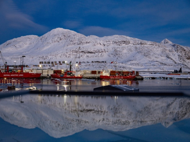 格陵蘭島在地緣政治中地位日益重要。（法新社資料圖片）