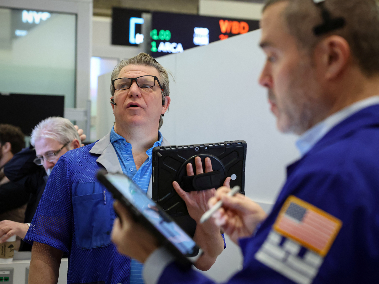 Wall Street saw gains on Friday, with the S&P 500 up 0.65 percent to 6,966, Nasdaq up 0.82 percent to 23,671 and the Dow up 0.48 percent to 49,504. Photo: Reuters