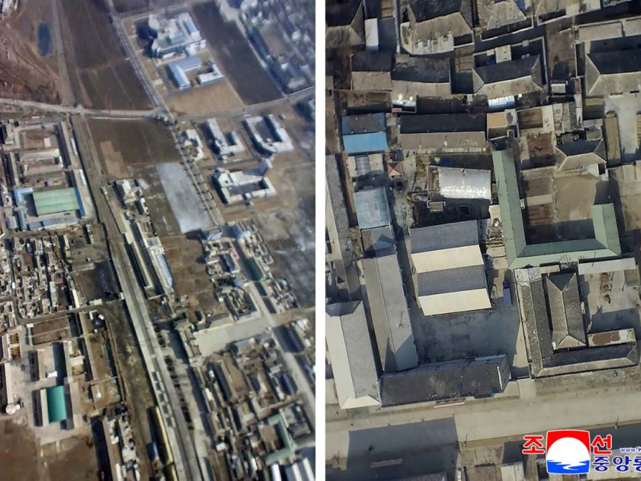 朝鮮表示，韓國無人機較早時侵犯領空時，拍下開城的鳥瞰圖。（法新社）