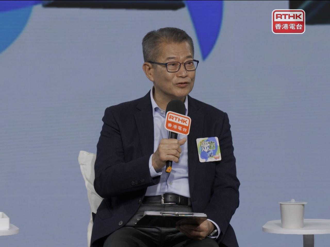 Paul Chan said the people he had met during the budget consultation exercise all felt the local economy was developing steadily.