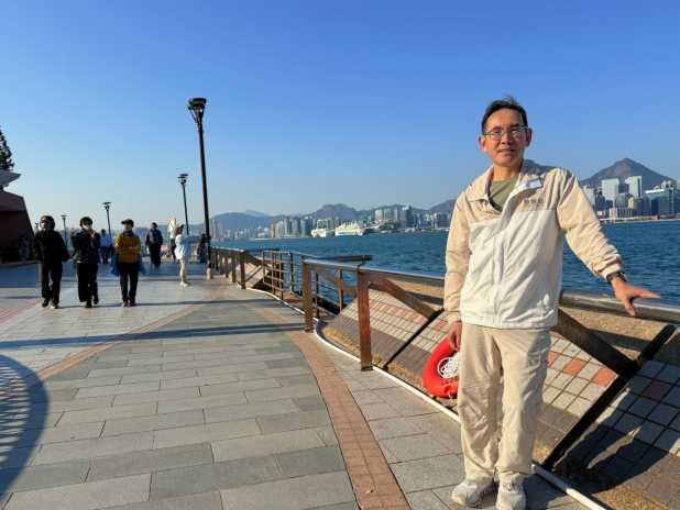 林智文表示，東岸板道（東段）已於早前開放，標誌着全長約13公里的港島北岸海濱全線貫通。（發展局網誌圖片）