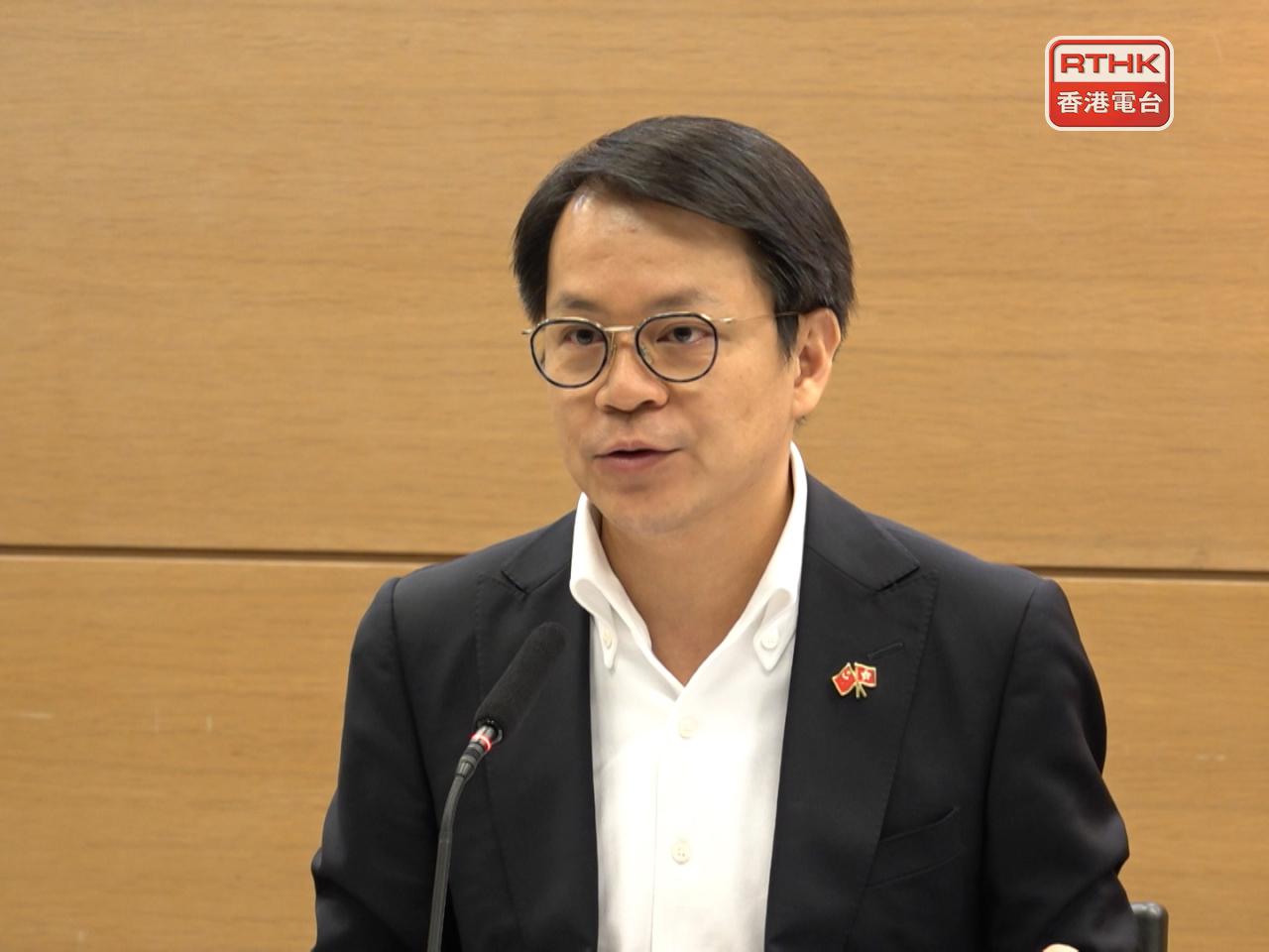 陳克勤表示，據他所知，許多居民都希望住在大埔，另一個訴求是要快。（港台圖片）