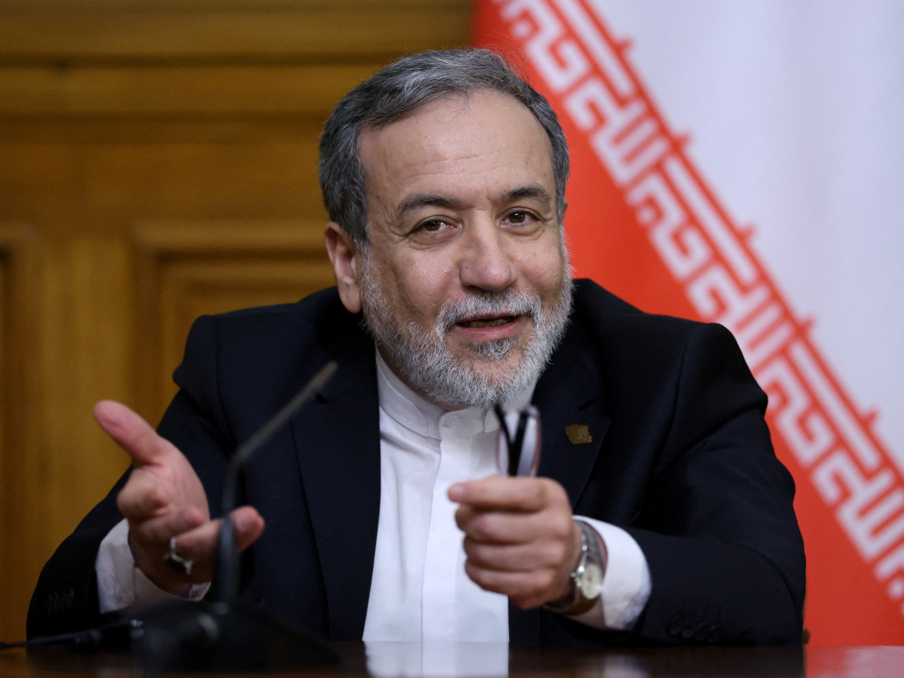 阿拉格齊說，伊朗安全部隊已控制全國局勢。 (路透社資料圖片)