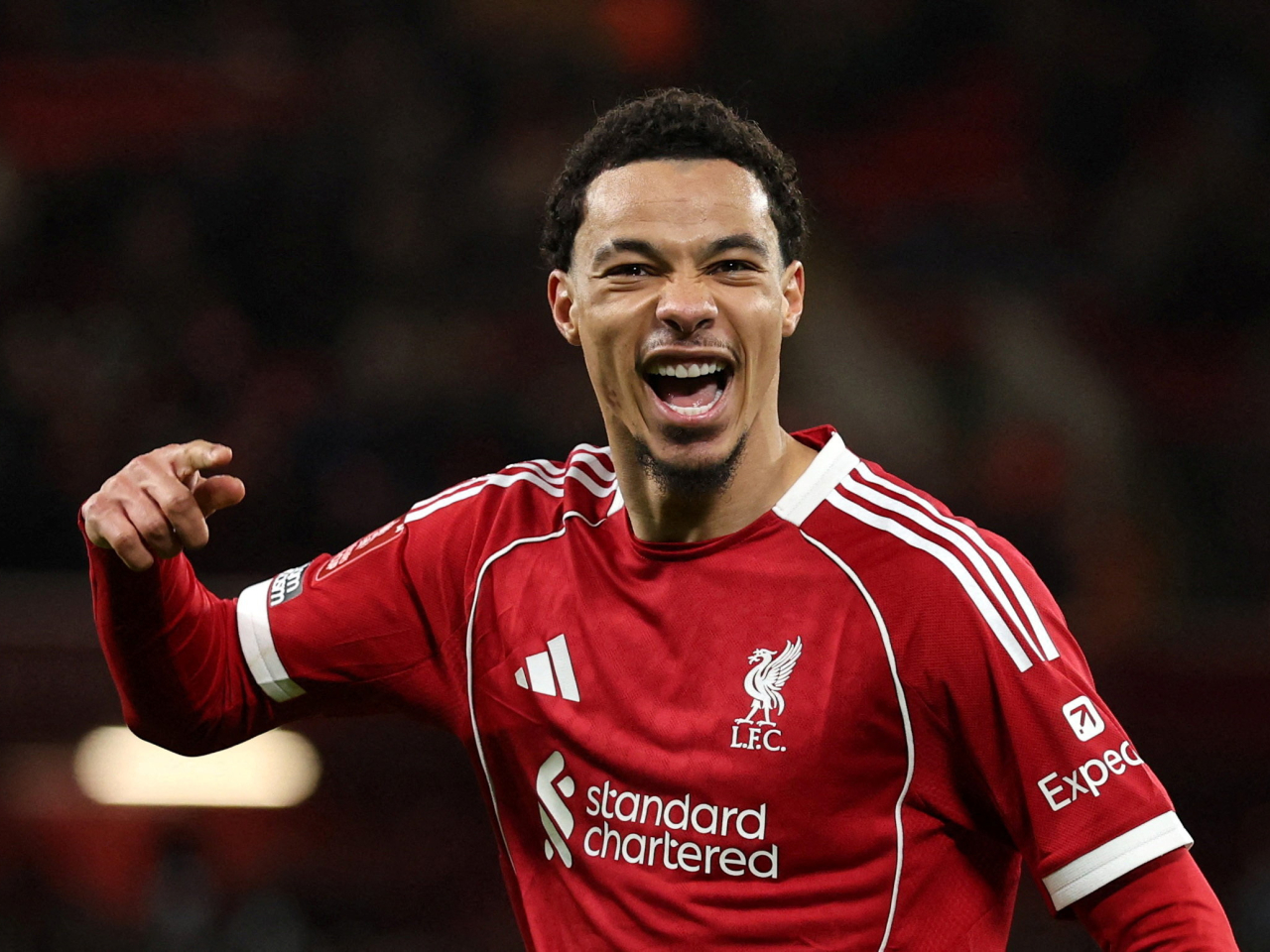 伊傑迪基為利物浦埋齋。（路透社）