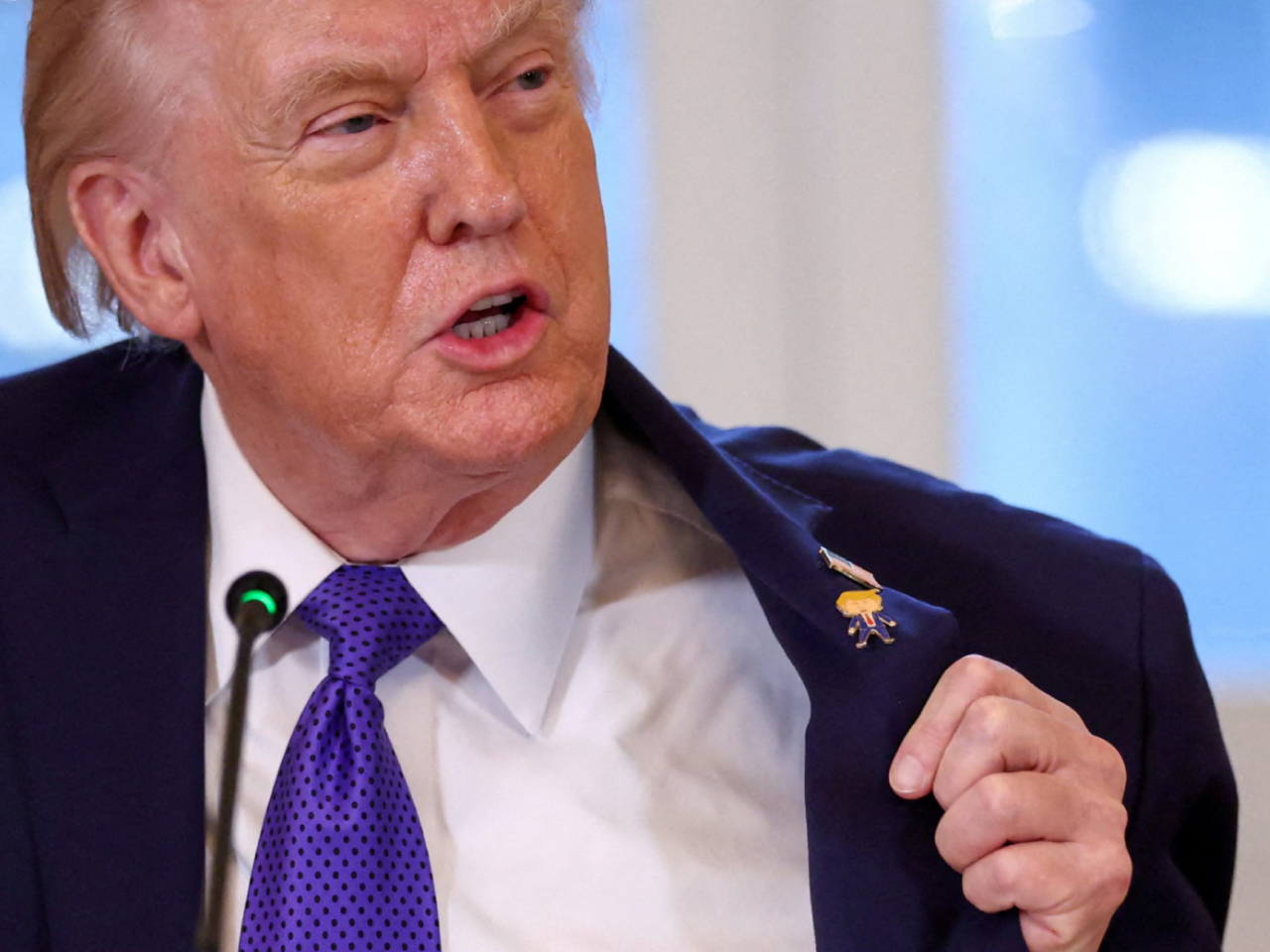 特朗普指出這是最終決定，並立即生效。（路透社資料圖片）