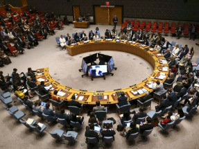 伊朗方面去信聯合國秘書長古特雷斯及安理會當月輪值主席，譴責美國煽動暴力。（法新社資料圖片）