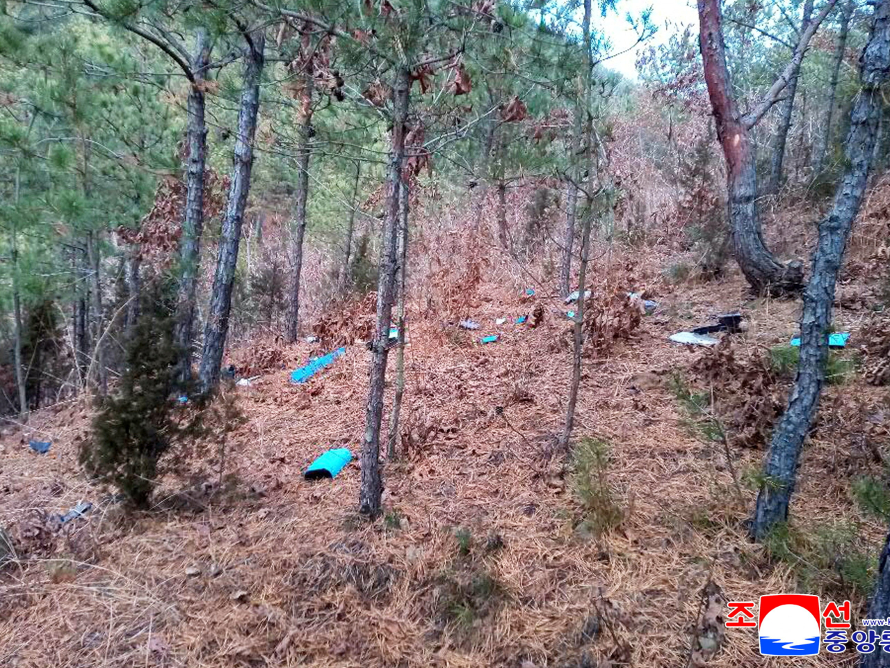 朝方指開城區有無人機碎片散落在地面上。（路透社資料圖片）