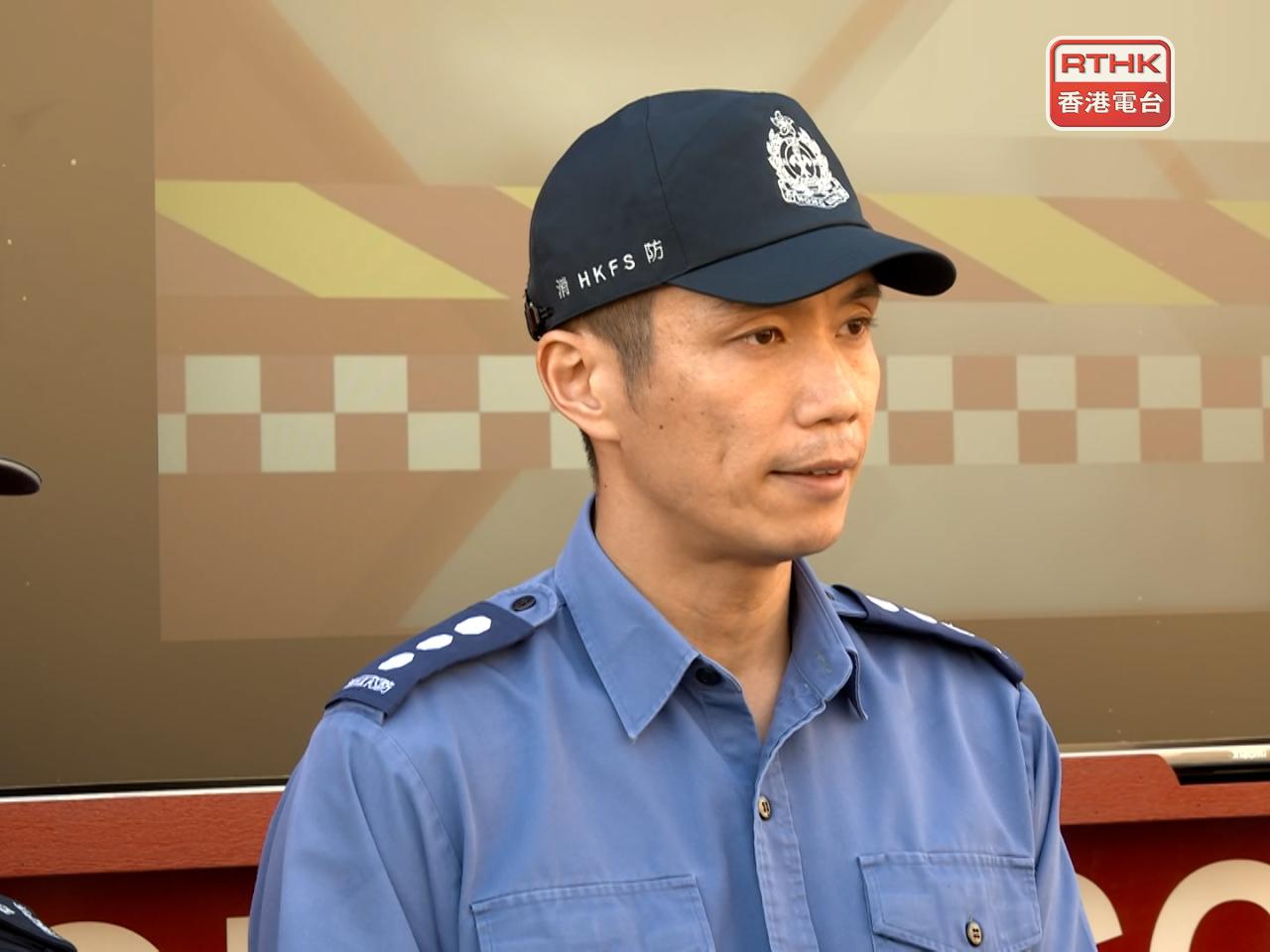 李啟聰表示，根據事主家人提供資料，事主近日行動不便，並有燒艾草的習慣。（孔令輝攝）