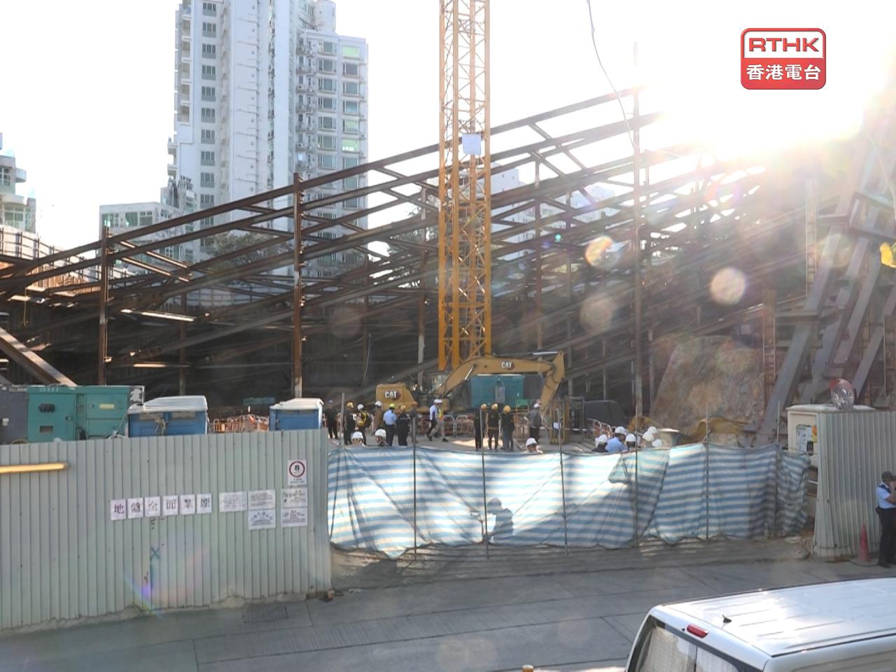 勞工處表示，接報後已即時派員到場，正就意外原因展開調查。（孔令輝攝）