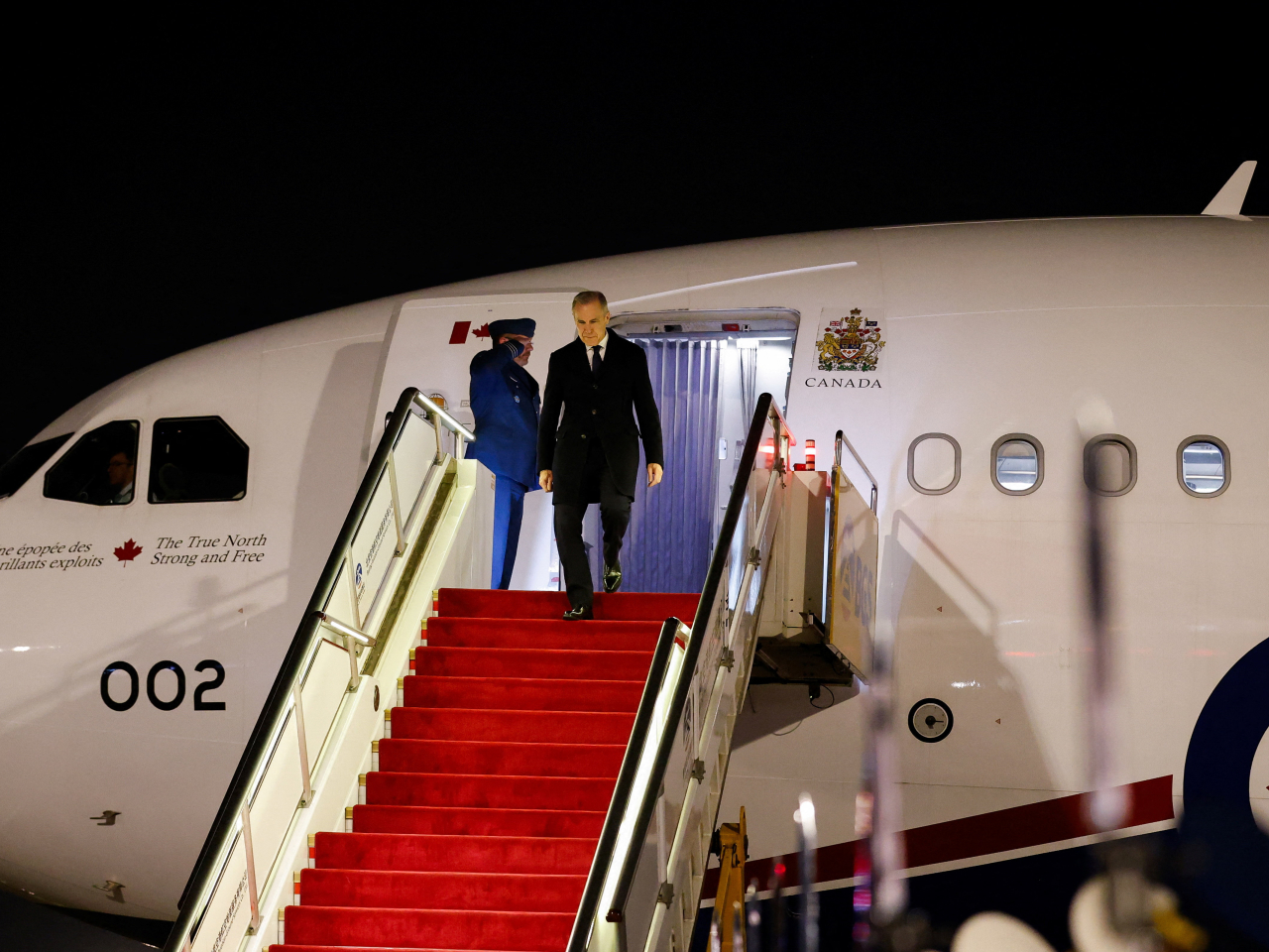 卡尼抵達北京，展開對中國一連四日的正式訪問。（路透社）