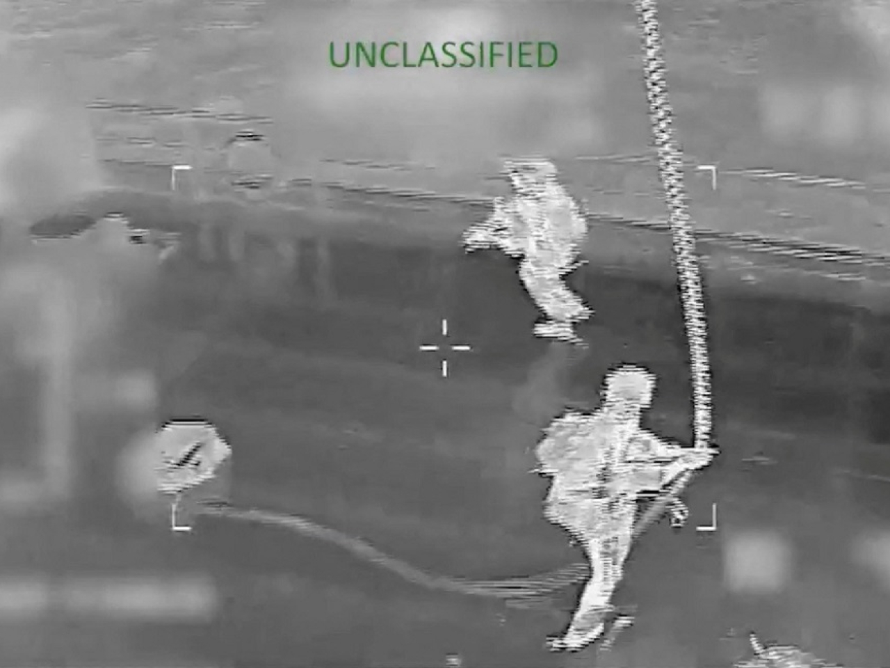 US Homeland Security Secretary Kristi Noem posted a brief video that appeared to show part of the ship's capture. Photo: Reuters