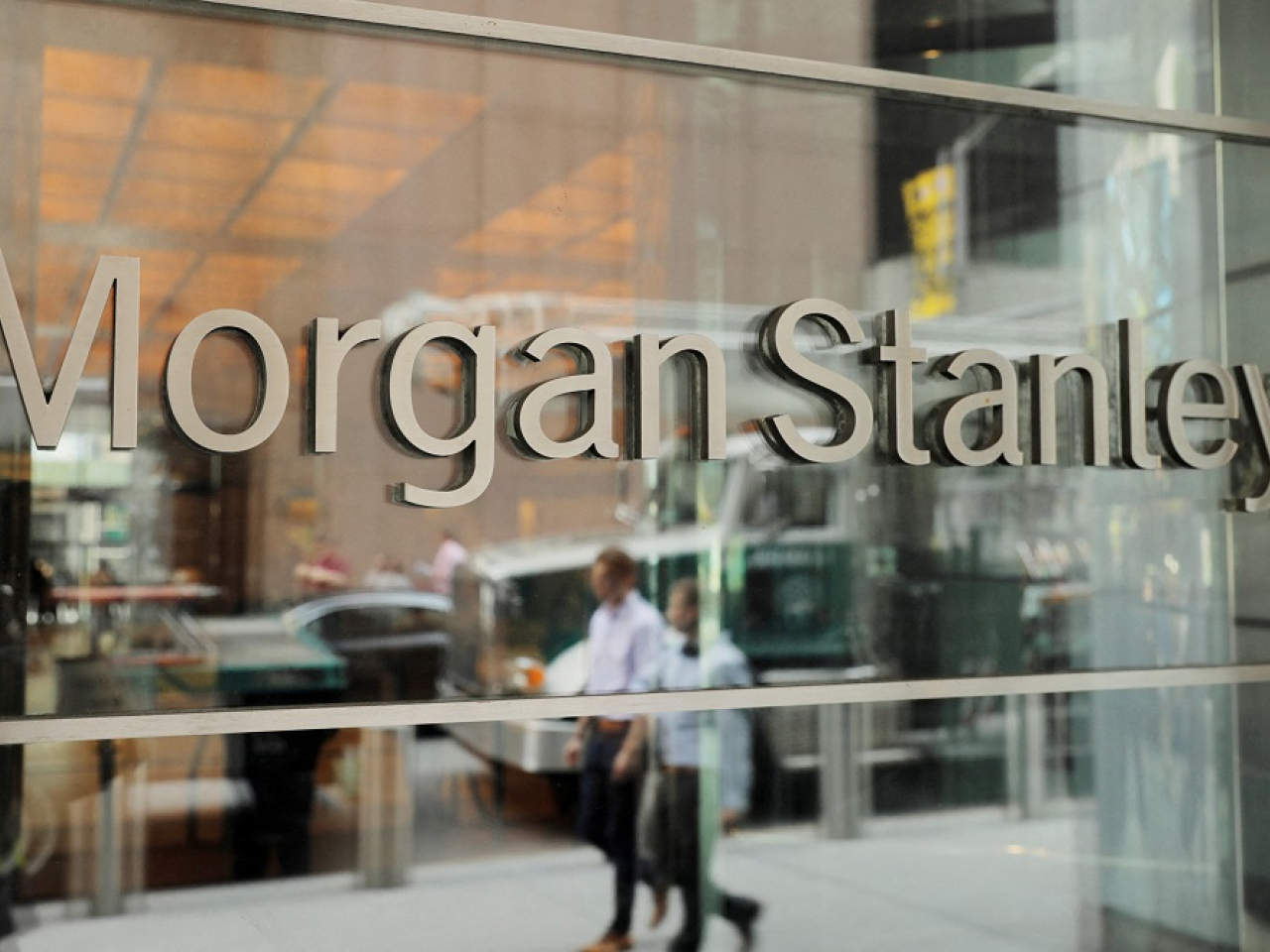 Shares of Morgan Stanley surged 5.8 percent after its fourth-quarter profit beat Wall Street expectations. File photo: Reuters