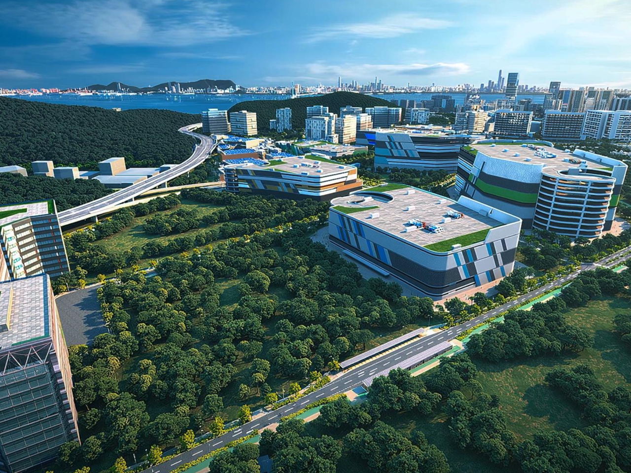 運輸及物流局公布「洪水橋／厦村新發展區現代物流圈」研究報告。（運輸及物流局）