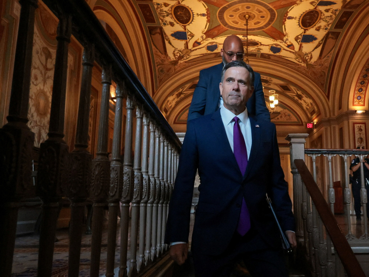 拉特克里夫據報在加拉加斯，會見委內瑞拉代總統羅德里格斯。（路透社資料圖片）