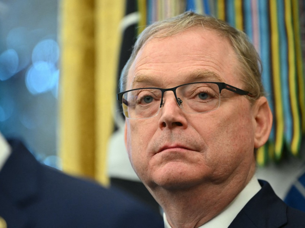 特朗普表示，希望聯儲局主席大熱人選哈西特留任白宮經濟顧問。（法新社資料圖片）