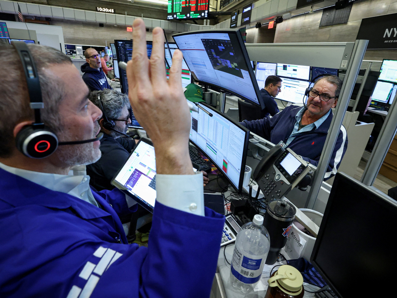 Markets have been trading near record levels. Photo: Reuters