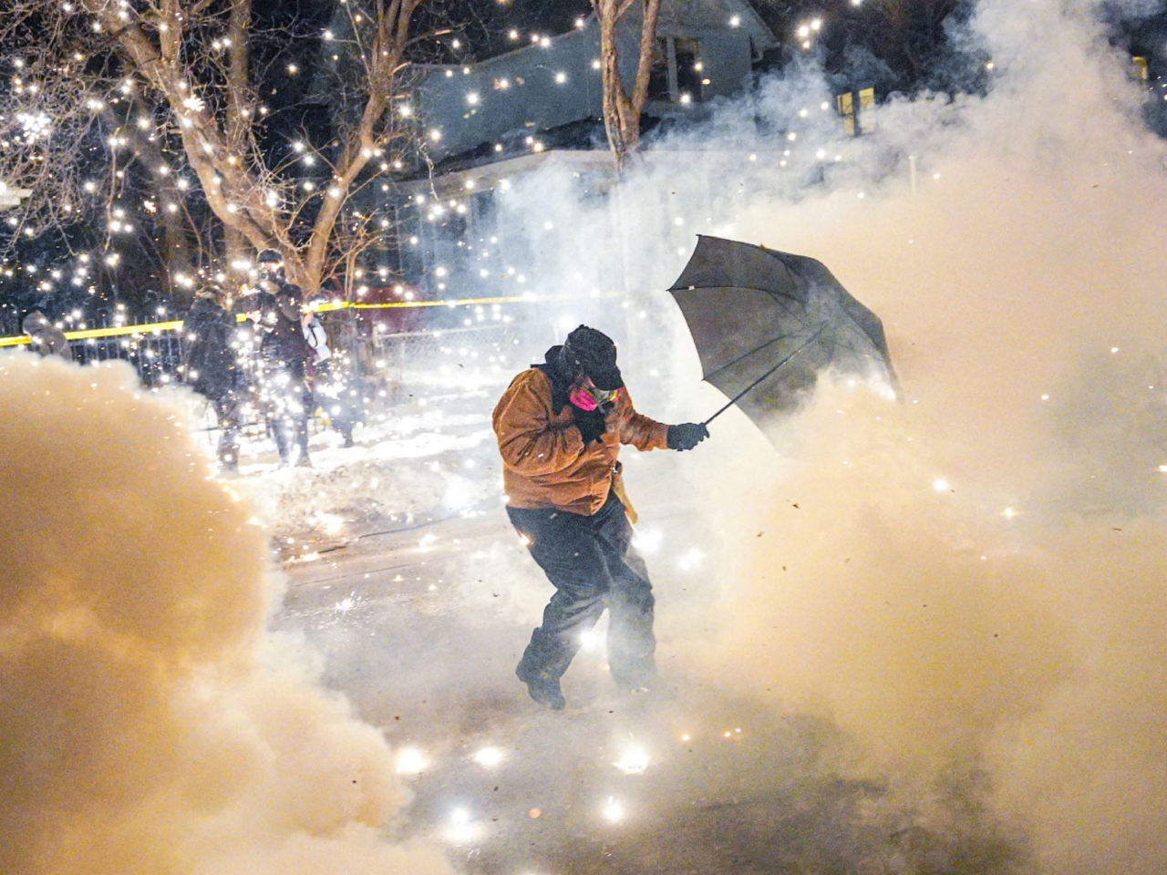 明尼阿波利斯市緊張局勢持續。（路透社）