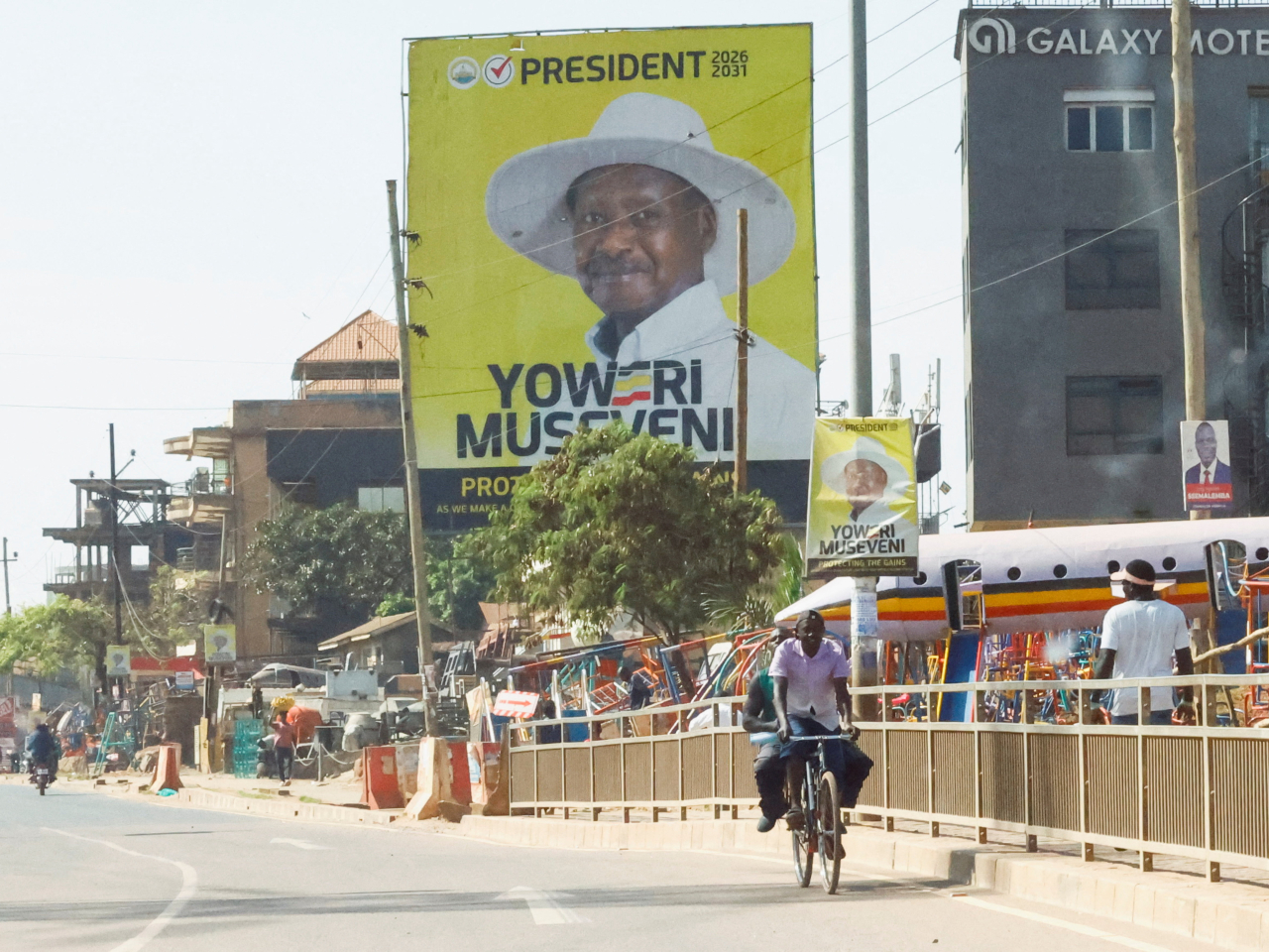 烏干達上星期四舉行大選，全國抵抗運動組織候選人穆塞韋尼，得票率超過71%勝出。（路透社資料圖片）