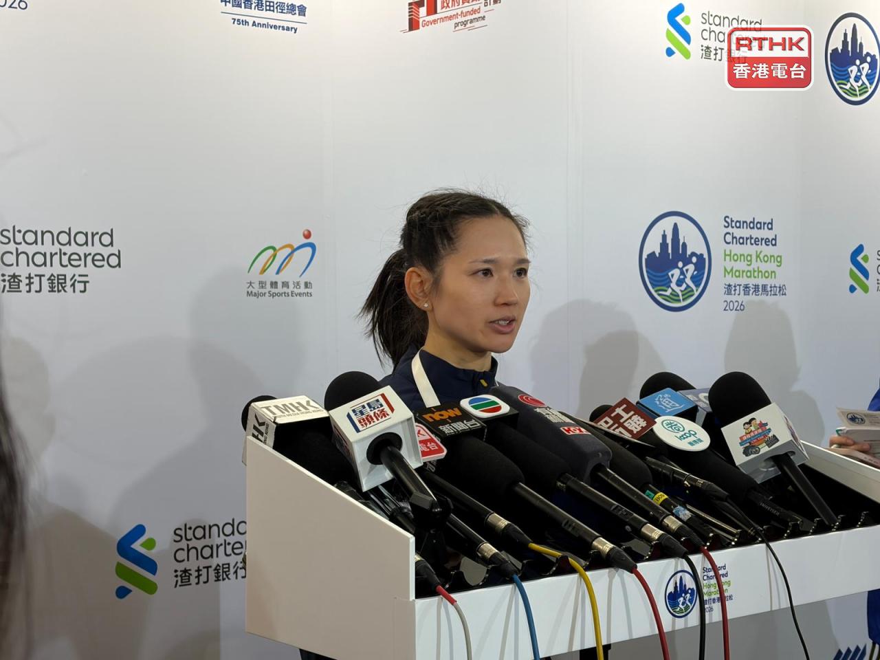 女子組全場第二名由屈旨盈奪得。（鄧鈞尤攝）