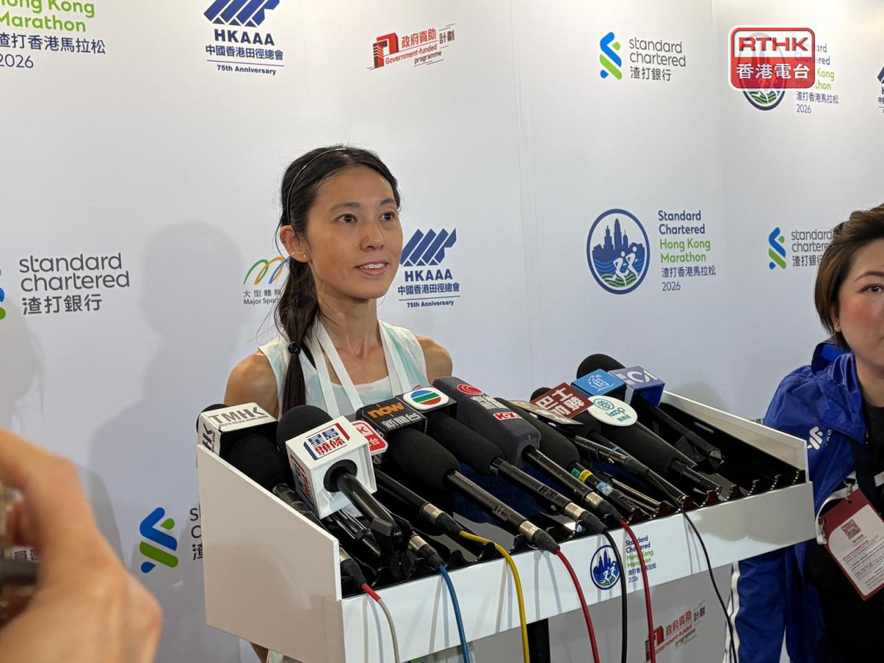 女子組全場第一名由來自新加坡的施文麗奪得。（鄧鈞尤攝）