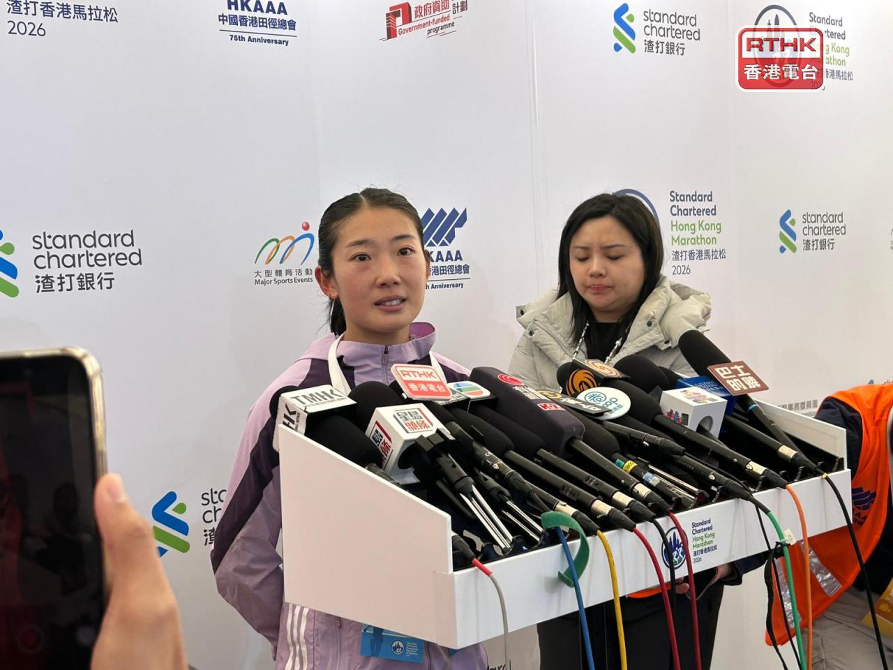 羅映潮表示，對衝線時間不是太滿意，仍然有很大進步空間。（林漢山攝）