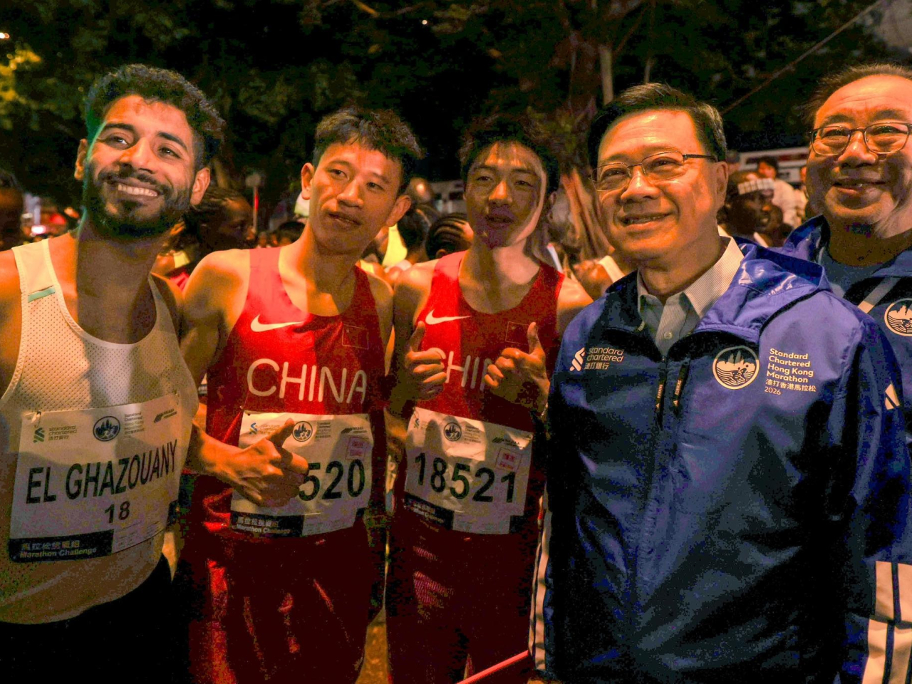 李家超表示，賽事鞏固香港作為國際體育盛事之都地位。（李家超社交專頁圖片）